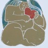 22 Have a Heart 1 Linocut 17x16cm