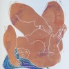 8 Sleeping Lady Linocut 25x24
