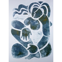 3 June Collagraph 56x40cm